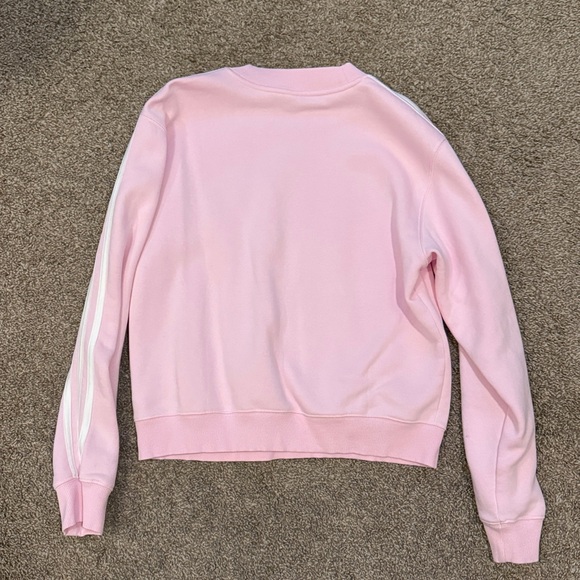 Adidas Light Pink Crewneck with White Accents - Picture 4 of 4